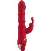 You2Toys Rabbit - bewegende ringvibrator (rood)