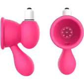 Aixiasia Bobo - vibrerende tepelzuiger - siliconen - roze