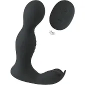 Rebel - prostaat vibrator met afstandsbediening - 2-in-1 - zwart