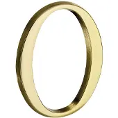 Artitec Mi Satori Huisnummer Roman 120mm-0 messing ongelakt