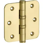 Artitec Mi Satori Kogellagerscharnier ronde hoek vlak 89x89mm messing ongelakt
