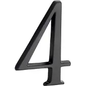 Artitec Mi Satori Huisnummer Roman 120mm-4 mat zwart