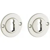 Artitec Sleutelrozet Chemin de Fer 40mm BB glans nikkel