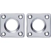 Intersteel Rozet vierkant - chroom mat
