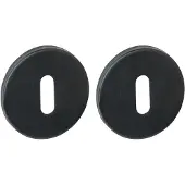 Intersteel Q sleutelrozetten verdekt ø52x6mm pvd zwart