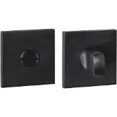 Intersteel WC-sluiting vierkant verdekt 53x53x6mm - met stift 6-8mm - PVD zwart