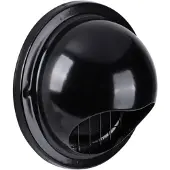 Starx Buitenrooster | | Ø 125 mm (Bol, Gaas, RVS, Zwart)