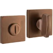 Artitec WC garnituur 5-8mm Piatto /Bauhaus verdekt messing antiek brons