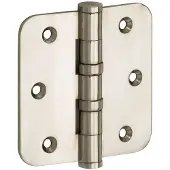 Artitec Mi Satori Kogellagerscharnier ronde hoek vlak 89x89mm glans nikkel