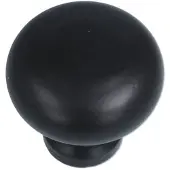 ODShop Knop rond 40 mm zwart