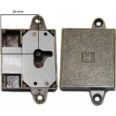 Berma Meubelslot 30 mm rechts brons