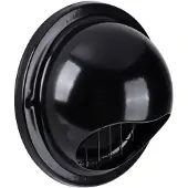 Starx Buitenrooster | | Ø 150 mm (Bol, Gaas, RVS, Zwart)