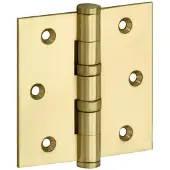 Artitec Mi Satori Kogellagerscharnier rechte hoek vlak 76x76mm messing ongelakt