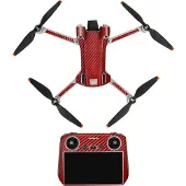 Sunnylife Stickerset - Red Grain - Mini 3 Pro enRC Controller