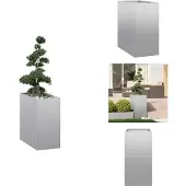 vidaXL Plantenbak 40x80x80 cm gegalvaniseerd staal