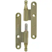 AMIG Paumellescharnier met kroonkop 100 x 56 x 2 mm rechts goud
