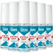 Odorex Extra Dry Anti-Transpirant Spray - 6x 30ml - Voordeelverpakking