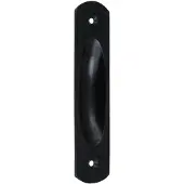 ODShop Schuifdeurgreep IJzer zwart 132 x 30 mm