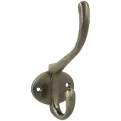 AMIG Kapstokhaak 135x58 mm zamak antiek brons
