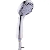 Wicotex - Douchekop - Handdouche met 5 Functies - Waterbesparend chrome - Douchekoppen