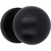 AMIG Vaste deurknop ø70mm zwart
