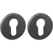 Intersteel cilinderrozetten verdekt ø52x6mm - PVD antraciet