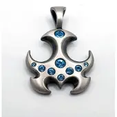 BICO Hellebaard met Swarovski kristallen hanger(CR7)
