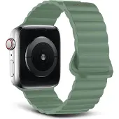 Decoded Silicone Traction Loop Strap Lite - Apple Watch 38/40/41mm - Sage Leaf Green
