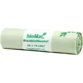 Papstar BioMat Vuilniszakken Groen 14 Micron 26 Rollen