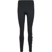 Hummel Sportbroek 'Pulse' zwart gemêleerd / wit