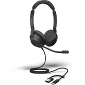 Jabra Evolve2 30 SE On Ear headset Kabel Stereo Zwart Ruisonderdrukking (microfoon), Noise Cancelling Headset Telefoon