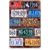 B2Ctelecom Samsung Galaxy Tab A9 Plus Tablet Backcover met foto Kentekenplaten