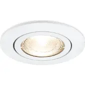 Braytron - LED inbouwspot wit - Zaagmaat 70mm - Buitenmaat 82mm - Wit - Aluminium