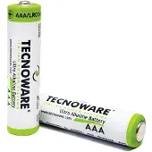 Tecnoware FBA17647, Wegwerpbatterij, AAA, Alkaline, 1,5 V, 40 stuks, 1250 mAh