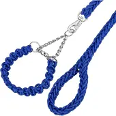 PRIMEMATIK - Gevlochten riem voor honden maat XL
