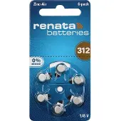 Renata 312 - PR41 Hoorbatterijen Bruin 300 Stuks