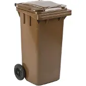 ESE Afvalcontainer 120 liter bruin - Container 120 liter - Kliko