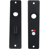 ODShop kortschild WC63/8 aluminium zwart
