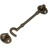ODShop Deurhaak en vanger 110 mm messing brons