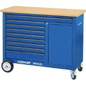 Gedore 1504 XL 1710: Rollwerkbank, 1,25 meter breed, artikelnummer 2259001