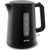 Tefal Waterkoker KO2008 Principio Select, 1,7 l, Automatische aan-uitschakelaar, antikalkfilter, matzwart