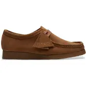 Clarks Veterschoen 'Wallabee Cola' beige