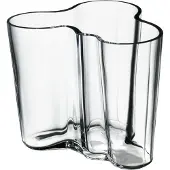 Iittala Alvar Aalto vaas helder 95 mm.