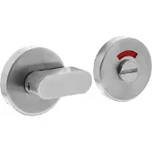 Intersteel Rozet toilet-/badkamersluiting comfortknop rvs geborsteld rond verdekt