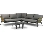 Coco Nathan/Rimini 60-75 cm hoek loungeset 5-delig