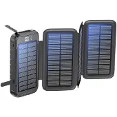 Boompods Neutron Fold 16.000 mAh Solar-Powerbank, 4 Panele, wasserdicht, flexibel