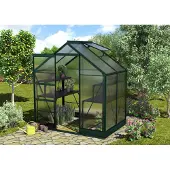 Vitavia Tuinkas Apollo 2500 - Polycarbonaat 4mm - Smaragd - 195x137x207cm