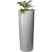 Graf GARANTIA STONE 2in1 regenwatertank 350 L silver incl. plantschaal