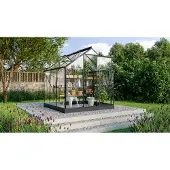 Pergart Kweekkas Triton 3800 - Veiligheidsglas 3mm - Zwart - 198x193x207cm