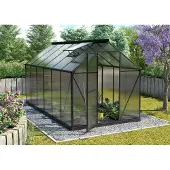 Pergart Tuinkas Triton 7500 - Polycarbonaat 4mm - Zwart - 198x379x208cm